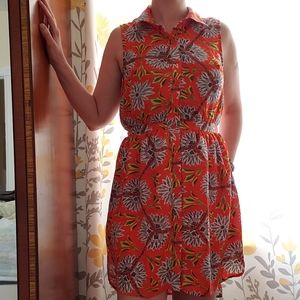 ☀️🌼Orange Summer Vintage-inspired Dress🌼☀️